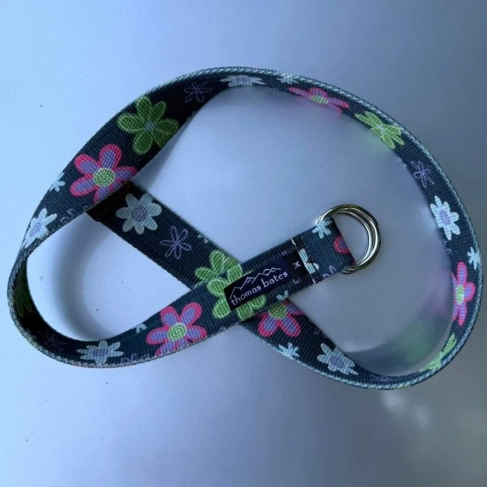 Thomas Bates floral strap belt accessories